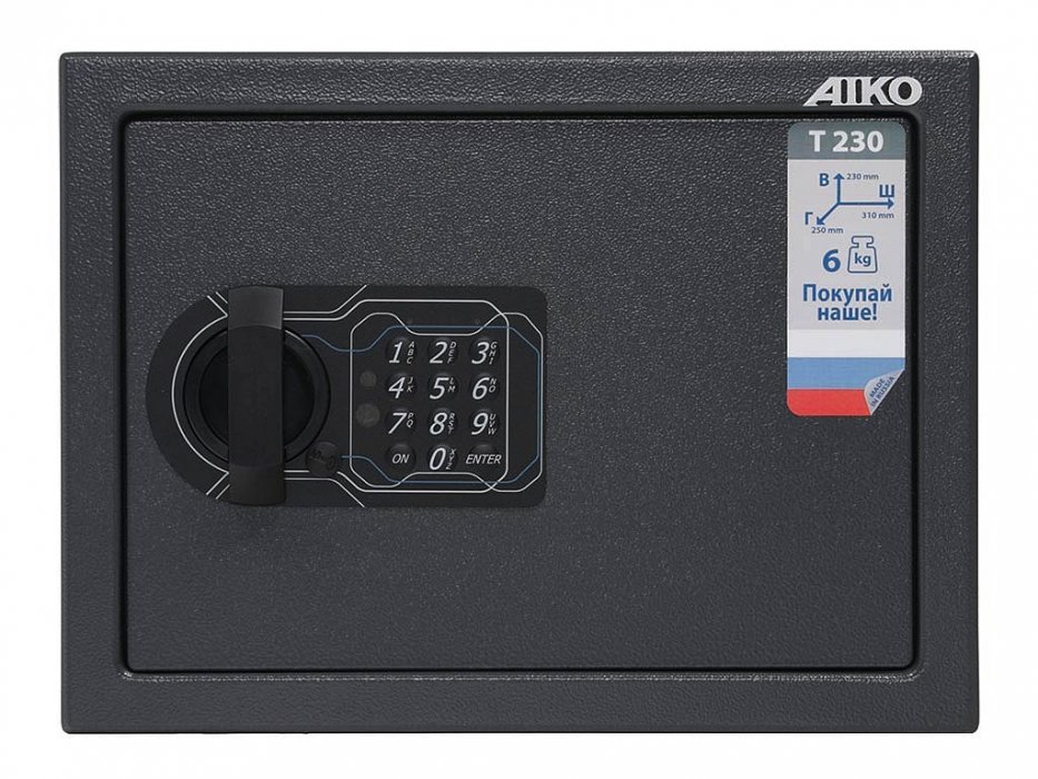 Металлический сейф для офиса AIKO Т 230 EL - вид 3